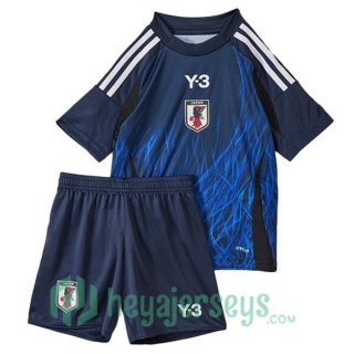 Japan Kids Home Soccer Jerseys Blue 2024-2025