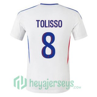 Olympique Lyon (TOLISSO 8) Home Soccer Jerseys White 2024-2025
