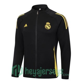 Training Jacket Real Madrid Black 2024-2025