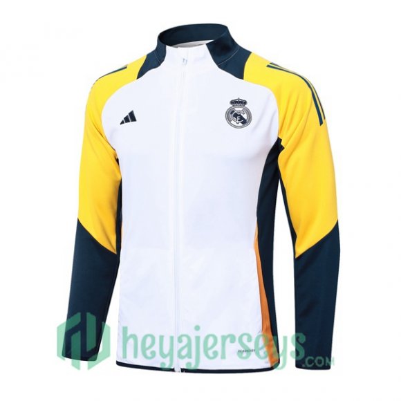 Training Jacket Real Madrid White 2024-2025