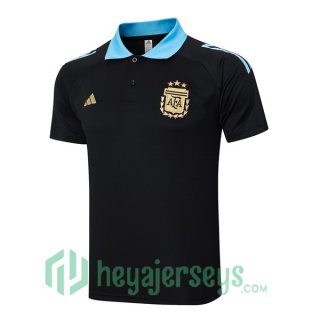 Soccer Polo Argentina Black 2024-2025