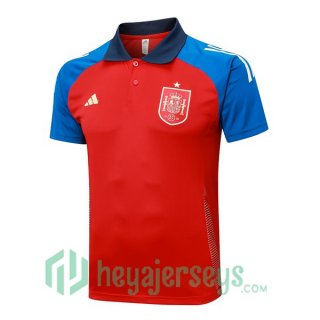 Soccer Polo Spain Red 2024-2025