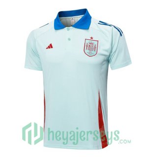 Soccer Polo Spain Blue 2024-2025