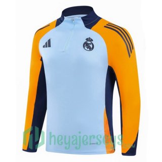 Training Sweatshirt Real Madrid White Yellow 2024-2025
