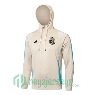 Hooded Sweatshirt Argentina Yellow 2024-2025