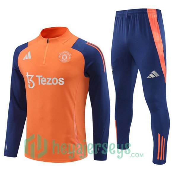 Tracksuit Manchester United Orange 2024-2025