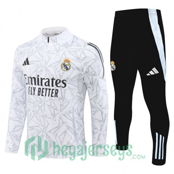 Tracksuit Real Madrid White 2024-2025