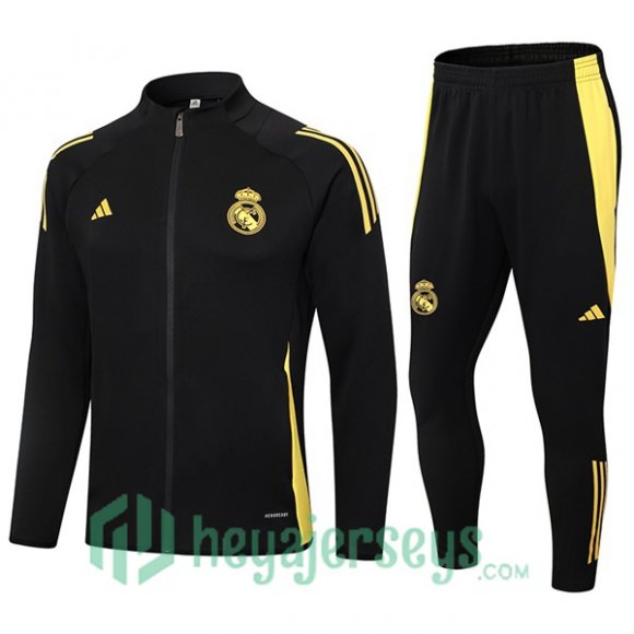 Training Jacket Real Madrid Black 2024-2025