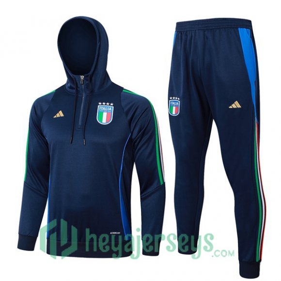 Tracksuit - Hooded Italy Blue Royal 2024-2025