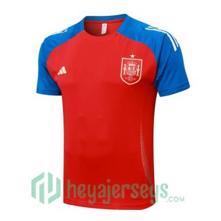 Spain Training T-Shirts Red 2024-2025