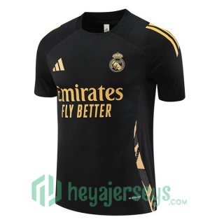 Real Madrid Training T-Shirts Black 2024-2025