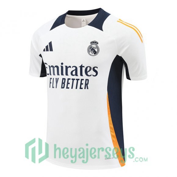 Real Madrid Training T-Shirts White 2024-2025