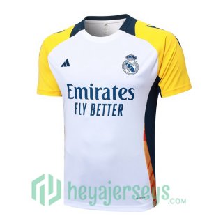 Real Madrid Training T-Shirts White 2024-2025