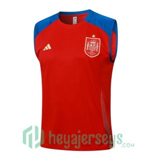 Soccer Vest Spain Red 2024-2025