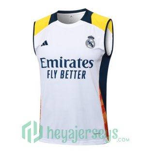 Soccer Vest Real Madrid White 2024-2025