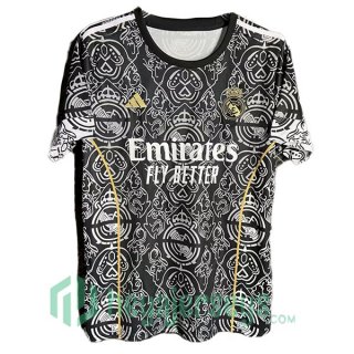 Real Madrid Special Edition Soccer Jerseys Black 2024-2025