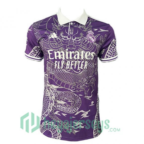 Real Madrid Special Edition Soccer Jerseys Purple 2024-2025