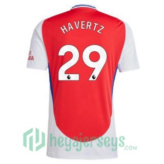 FC Arsenal (HAGreenZ 29) Home Soccer Jerseys Red White 2024-2025