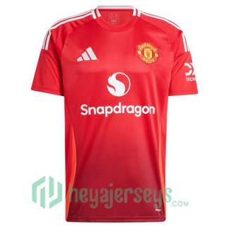 Manchester United Home Soccer Jerseys Red 2024-2025