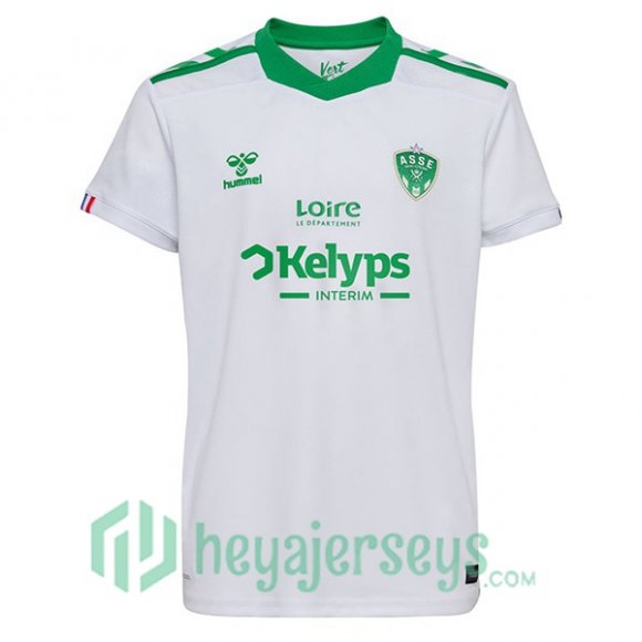 AS St Etienne Away Soccer Jerseys White 2024-2025