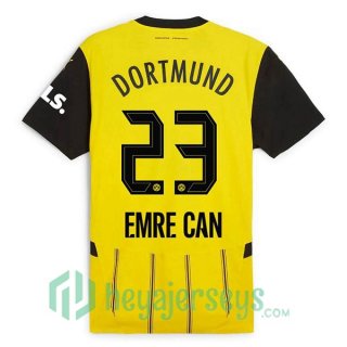 Borussia Dortmund (Emre Can 23) Home Soccer Jerseys Yellow 2024-2025