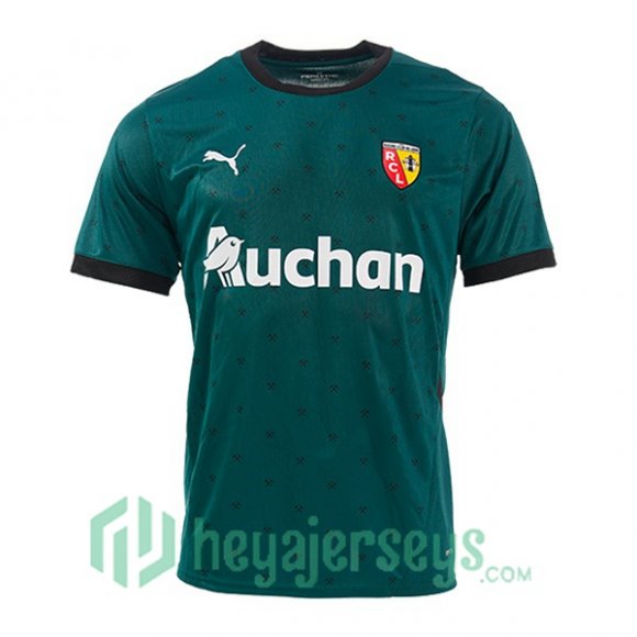 RC Lens Away Soccer Jerseys Green 2024-2025