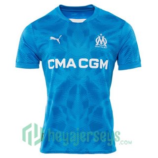 Olympique Marseille Goalkeeper Soccer Jerseys Blue 2024-2025