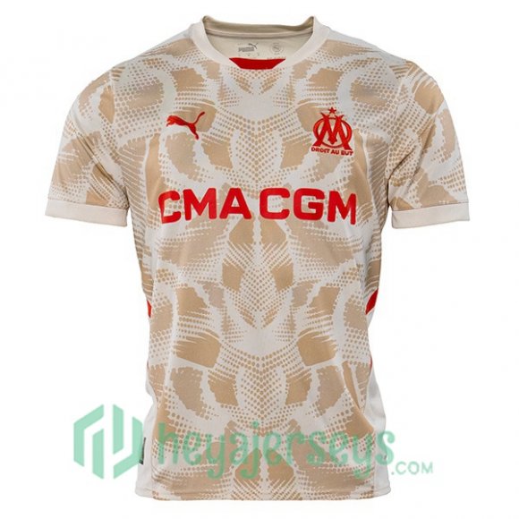 Olympique Marseille Goalkeeper Soccer Jerseys Orange 2024-2025