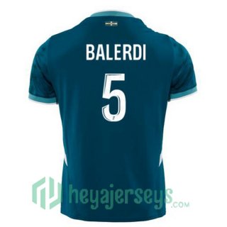 Olympique Marseille (BALERDI 5) Away Soccer Jerseys Blue 2024-2025