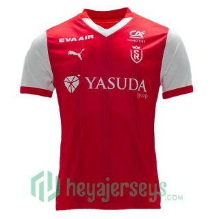 Stade de Reims Home Soccer Jerseys Red 2024-2025