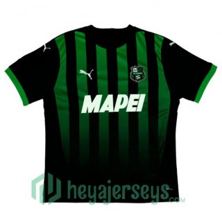 US Sassuolo Home Soccer Jerseys Green Black 2024-2025