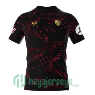 Sevilla FC Third Soccer Jerseys Black 2024-2025