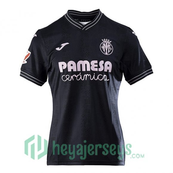 Villarreal Third Soccer Jerseys Black 2024-2025