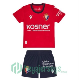 CA Osasuna Kids Home Soccer Jerseys Red 2024-2025