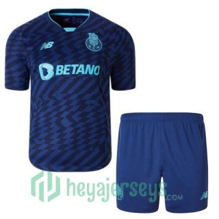 FC Porto Kids Third Soccer Jerseys Blue 2024-2025