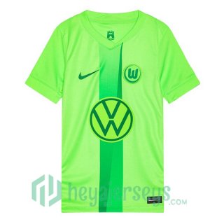 Vfl Wolfsburg Home Soccer Jerseys Green 2024-2025