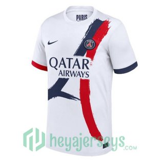 Paris Saint Germain Away Soccer Jerseys White 2024-2025