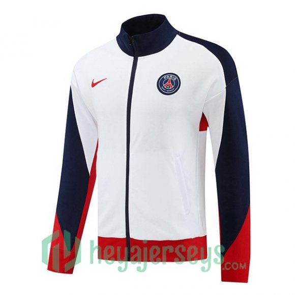 Training Jacket Paris Saint Germain White 2024-2025