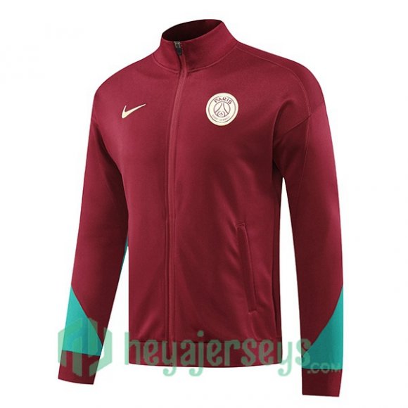 Training Jacket Paris Saint Germain Red 2024-2025