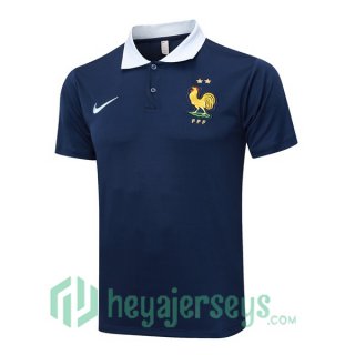 Soccer Polo France Blue Royal 2024-2025