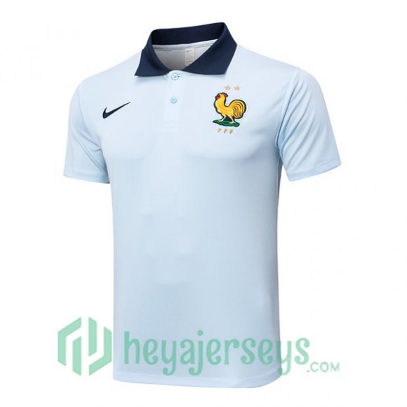 Soccer Polo France Blue 2024-2025