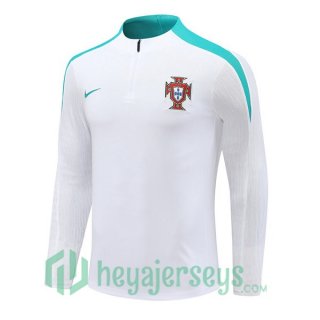 Training Sweatshirt Portugal White 2024-2025
