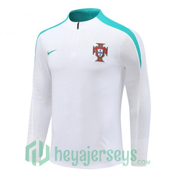 Training Sweatshirt Portugal White 2024-2025