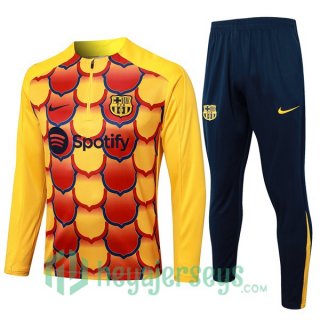 Tracksuit FC Barcelona Yellow 2024-2025