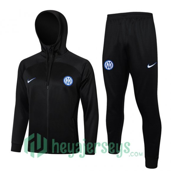 Tracksuit - Hooded Inter Milan Black 2024-2025