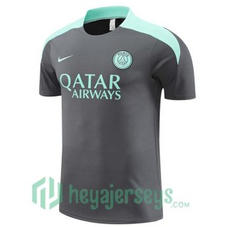 Paris Saint Germain Training T-Shirts Gray 2024-2025