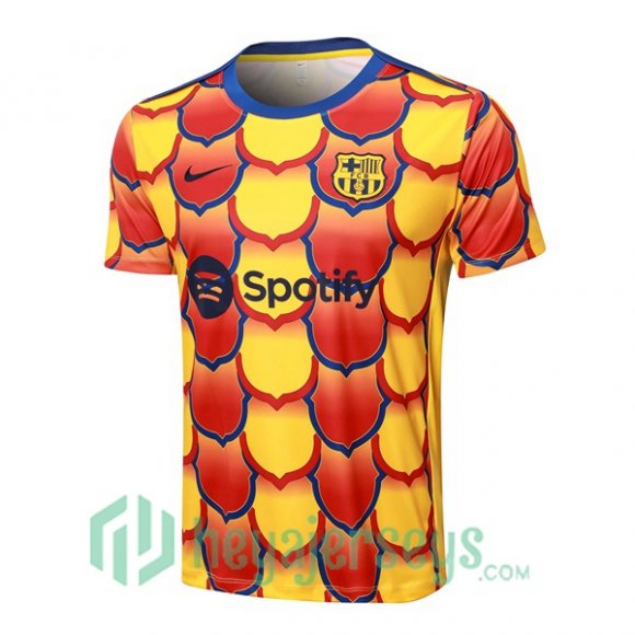 FC Barcelona Training T-Shirts Yellow 2024-2025