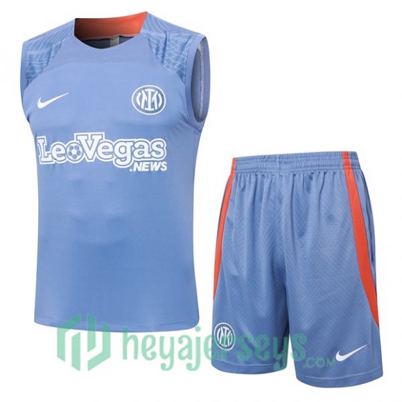 Soccer Vest Inter Milan + Shorts Gray 2024-2025