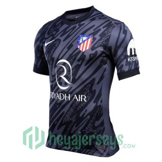 Atletico Madrid Goalkeeper Soccer Jerseys Black 2024-2025