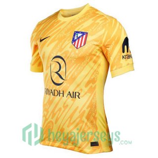Atletico Madrid Goalkeeper Soccer Jerseys Yellow 2024-2025